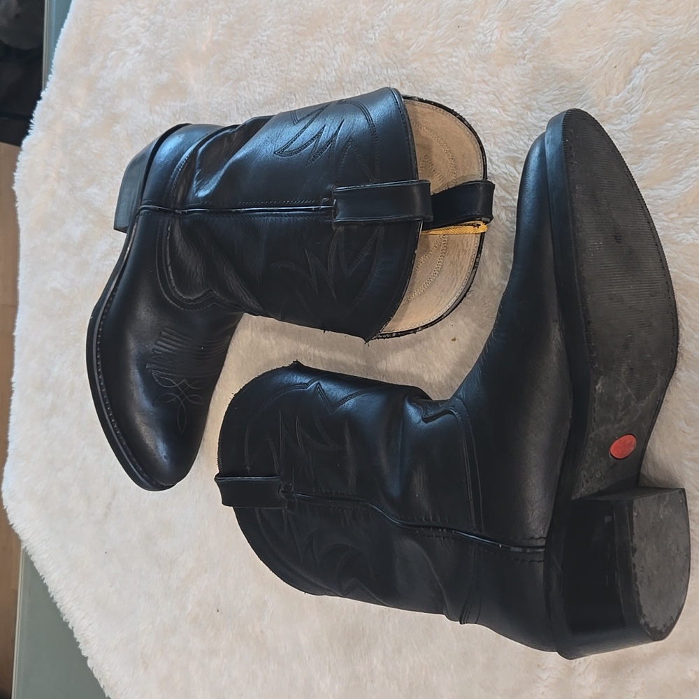 Durango Black Cowboy & Western Boots - Picture 3 of 10